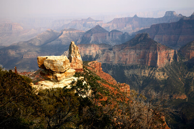 Mount Hayden at the North Rim of the Grand Canyon
