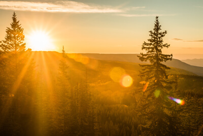 Sunset on Grand Mesa by RB Lehman