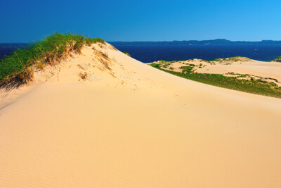 Sleeping Bear Dunes Overlooking Lake Michigan