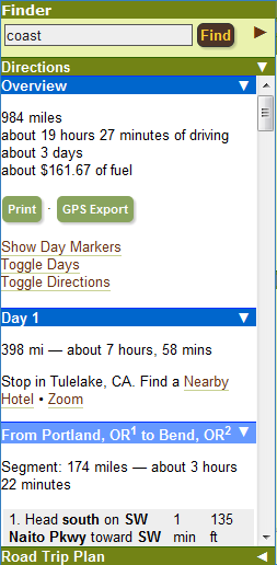 s road trip planner documentation