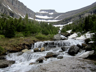 Along Going to the Sun Road