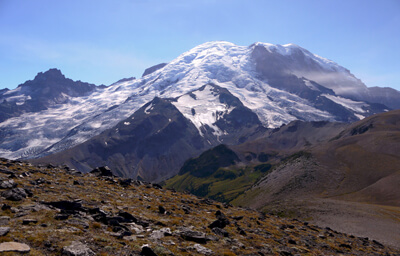 Mt. Rainier from Burroughs Mountain Trail, Sunrise Area