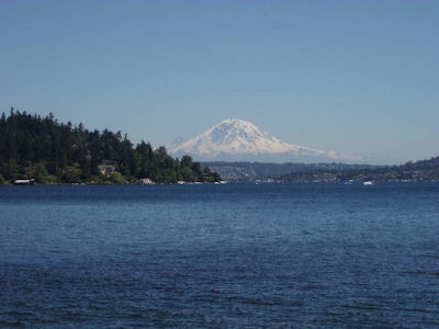 Mount Rainier from Seward Park