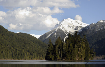 At Packwood Lake, enjoy hiking, fishing and camping.